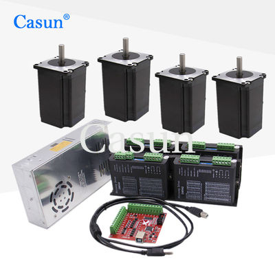 ราคาดี Casun 2 Phase Nema 23 hybrid stepper motor 60x60x100mm 4N.m high torque 4.0A with 4 axis / 3axis  for CNC for Engraving machine ออนไลน์