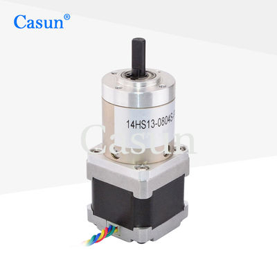6.8V 1A NEMA 14 สเต็ปเปอร์มอเตอร์เกียร์ 180mN.M ดาวเคราะห์ลดเกียร์มอเตอร์