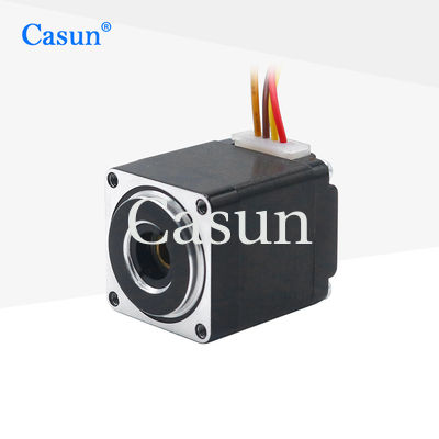 1.8 องศา Hollow Shaft NEMA 11 Micro Stepper Motor สำหรับกล้องหุ่นยนต์ทางการแพทย์