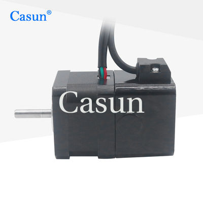 42 * 42mm 1.2A Casun Motor Nema 17 Stepper Motor พร้อมการเชื่อมต่อเบรกสองขั้ว