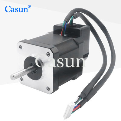 1.8 ระดับ 2 ขั้นตอน NEMA 42 มอเตอร์ขั้นด้วย Encoder 42 * 42 * 48mm 0.55N.m 4 สาย