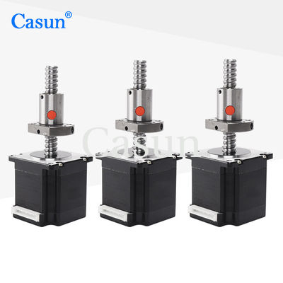 0.5Amp Nema 11 ลูกสกรูสต๊อปเปอร์มอเตอร์ 32mN.M มอเตอร์สเตปเปอร์เส้น