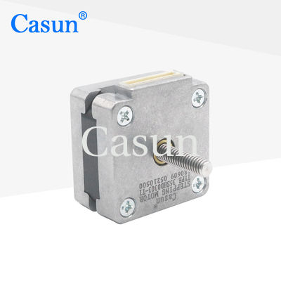 0.12 กก. Tr5 * 2 NEMA 14 สเต็ปเปอร์มอเตอร์พร้อมลีดสกรูสเต็ปเปอร์มอเตอร์ไม่ใช่ตัวจับ