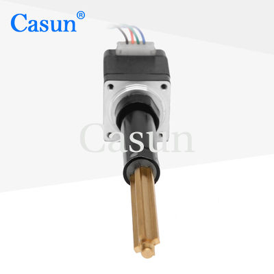 ราคาดี สเต็ปเปอร์มอเตอร์สกรูตะกั่วสีดำตัวกระตุ้นเชิงเส้น NEMA 11 Helical Pitch 38.1 มม. สำหรับ Dispenser ออนไลน์