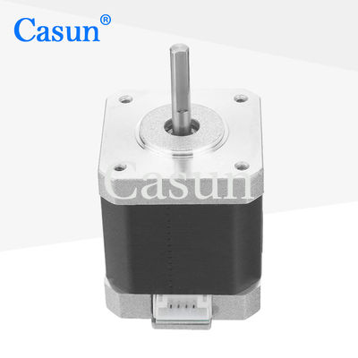 【42SHD0409】สเต็ปปิ้งมอเตอร์ไฮบริดคุณภาพสูง 42*42*48 มม. 2 เฟส Nema 17 12V 42N.cm สำหรับแกน xyz