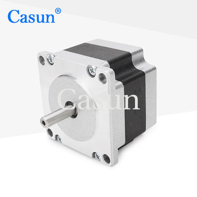 สองเฟส 1.8 ° 57 NEMA 23 Stepper Motor 57 × 57 × 41mm 10VDC 0.32Nm สำหรับ CNC ขนาดเล็ก