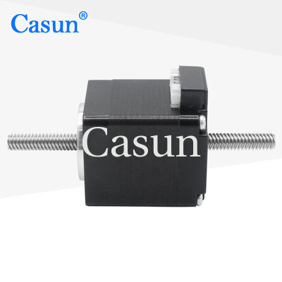 Casun 0.67A Non Captive 3.75V Nema 11 Stepper Motor พร้อมสกรูตะกั่ว Tr5X4 Bipolar