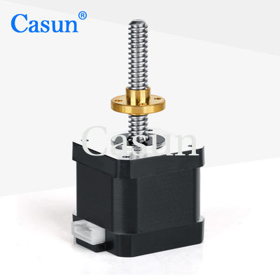Casun Linear 34mm NEMA 17 Stepper Motor พร้อมลีดสกรู 42mm 6.4V 1.28A