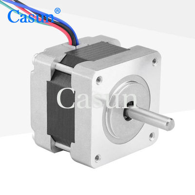 39 * 39 * 34 มม. NEMA 16 ไฮบริดสเต็ปปิ้งมอเตอร์ 14V DC Casun เครื่องยนต์