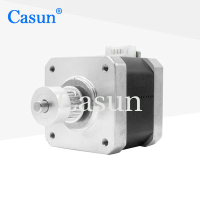 42X42X40mm 1.8 องศา 2 ขั้นตอน 0.5Nm ด้วย Nema 17 เกียร์ชัฟต์ มอเตอร์ stepper สําหรับ CNC