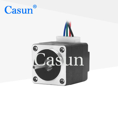 20x20mm 0.24A 5.04V 10mNM Nema 8 Hybrid Stepper Motor สำหรับ DIY 3D Silver