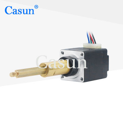 0.6Amp Nema 8 Lead Guide 19.05 โมเตอร์สเตปเปอร์สกรูลด Lead Tr3.5x0.6096 สําหรับเครื่องจักรแพทย์