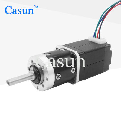 3.9V 20mN NEMA 8 สเต็ปเปอร์มอเตอร์เกียร์ 20x20X33mm อัตราส่วน 5.2:1