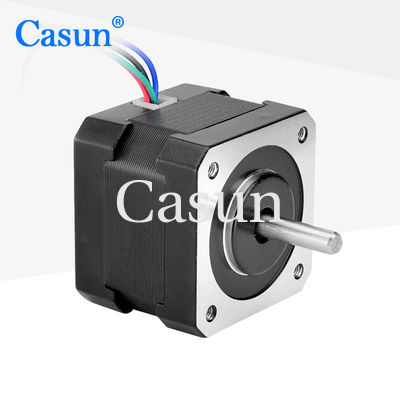 1.8 องศา NEMA 17 มอเตอร์ขั้นตอน DC 24V ความแม่นยําสูง 4 สาย