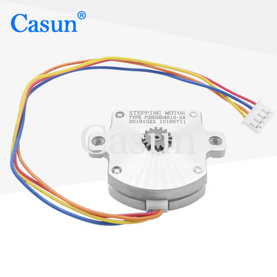 0.5A 1.2V Pancake Stepper Motor NEMA 11 Flat Stepper Motor แรงบิดสูง