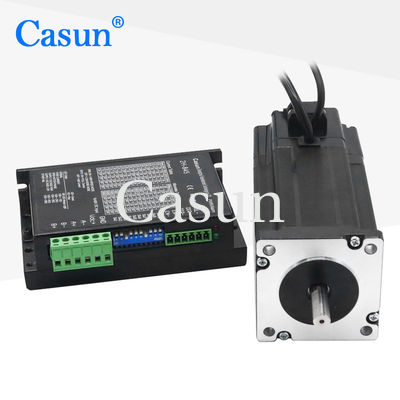 Nema 24 สเต็ปเปอร์มอเตอร์เบรก 4.1N.M 1.5 กก. เพลายาว 24 มม.