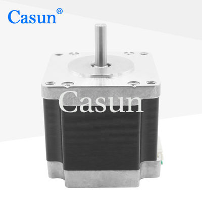 60x60x58mm NEMA 24 Closed Loop Stepper Motor 1.5A Black Casun Stepper เครื่องยนต์