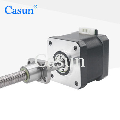 NEMA 17 Linear Stepper Motor Lead Screw Tr8 * 2 40mm Body 0.45N.M สำหรับระบบอัตโนมัติทางอุตสาหกรรม
