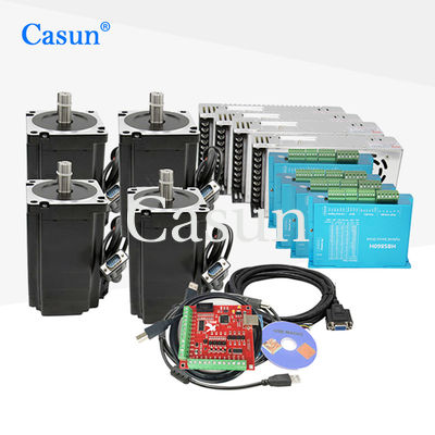 ราคาดี ชุดเครื่องเลเซอร์ 86x86x107mm 4.5N.M NEMA 34 Closed Loop Stepper Motor Kit Driver PSU Mach3 ออนไลน์