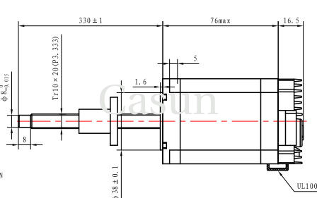NEMA 23 เครื่องยนต์สเตปเปอร์สกรูลดภายนอกที่บูรณาการ 2N.M เครื่องยนต์สเตปเปอร์สเตปเปอร์สเตปเปอร์สเตปเปอร์สเตปเปอร์สเตปเปอร์
