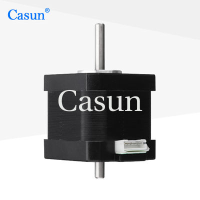 หม้อสอง Nema 17 มอเตอร์ขั้นสองขั้ว 1.8 องศา 45Ncm 63.7oz.in 1.68A 4 สายสําหรับ 3D DIY CNC