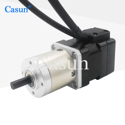 NEMA 14 เครื่องกล่องเกียร์ มอเตอร์ขั้นด้วย Encoder 0.18N.M 1.0A สําหรับ PLC