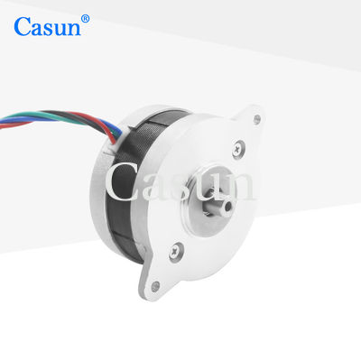 มอเตอร์สเต็ปเปอร์แบบแบน Casun ตัวเครื่อง 18.6 มม. แรงบิด 100mN.m น้ำหนักเบา 0.07 กก. มอเตอร์สเต็ปปิ้งสำหรับหุ่นยนต์